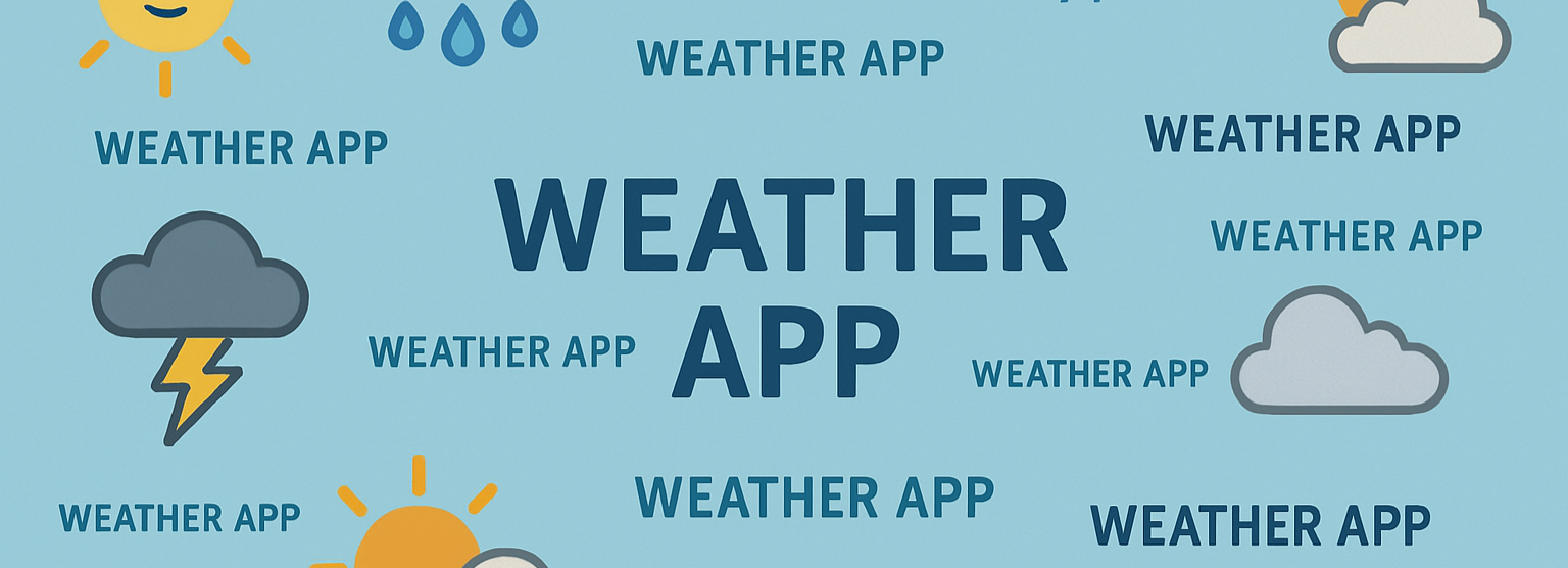 blue weather banner